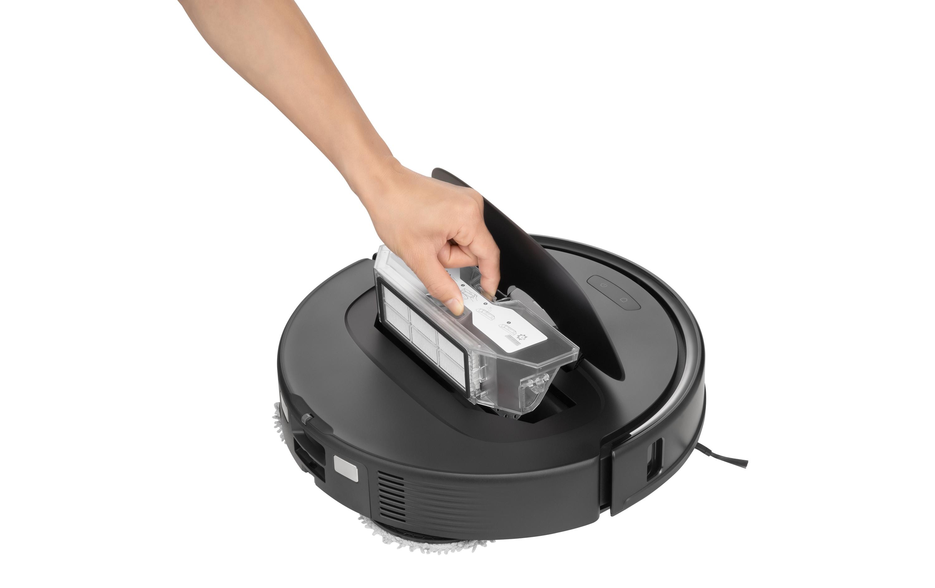 Roborock Qrevo Plus Saug- und Wischroboter 7000 Pa LiDAR Schwarz