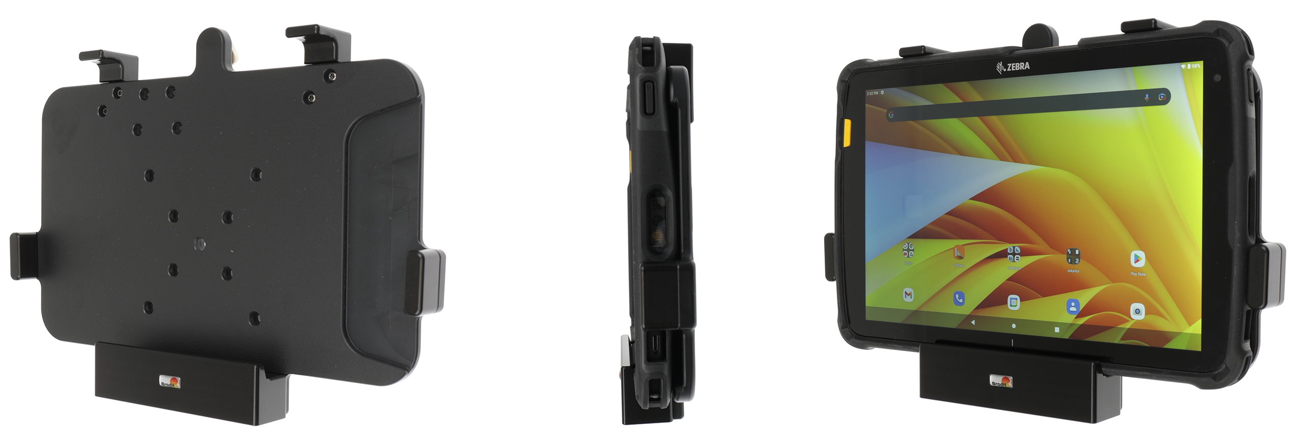 Brodit ProClip 710320 Passive Kfz-Halterung AMPS/VESA75 Schwarz