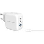 Conceptronic Ladegerät 3Port 67W 2xUSB-C 1xUSB-A+3-in-1 ws (ALTHEA17W)