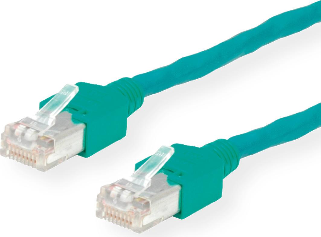 KERPEN MegaLine D1-20 SF/U Crossover-Netzwerkkabel CAT 5e SF/UTP RJ-45 1 m Grün