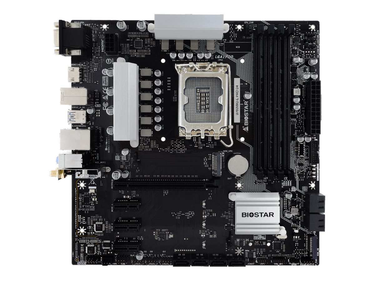 Biostar B760MX2-E Pro D4 Micro ATX LGA 1700 Intel B760