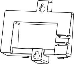 Grandstream Networks GRP_WM_L Telefonhalterung & -ständer Schwarz (GRP_WM_L)