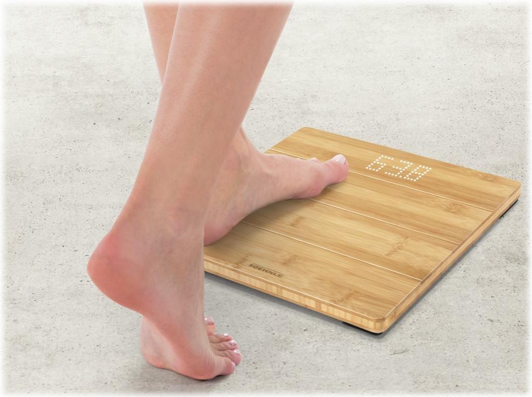 Soehnle Style Sense Bamboo Magic Personenwaage Braun