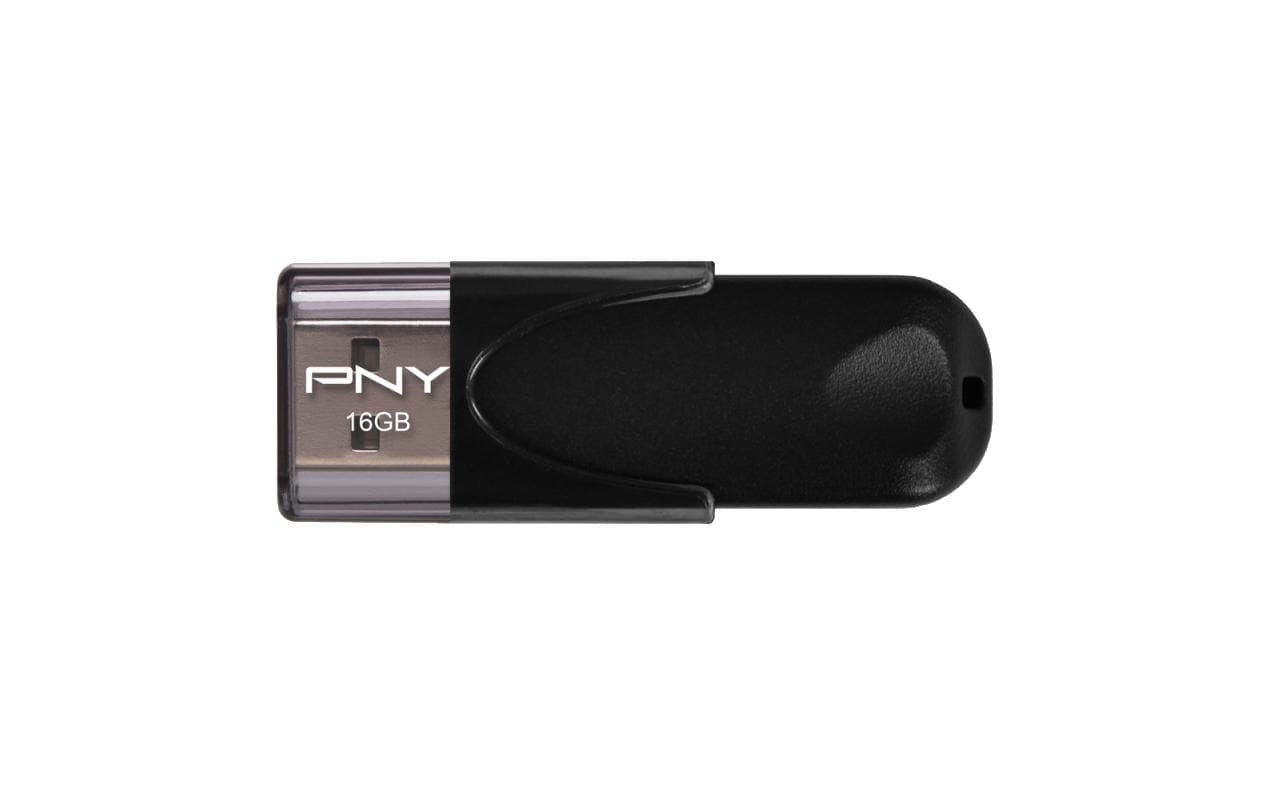 PNY Attaché 4 USB-Stick 16 GB USB 2.0 Schwarz