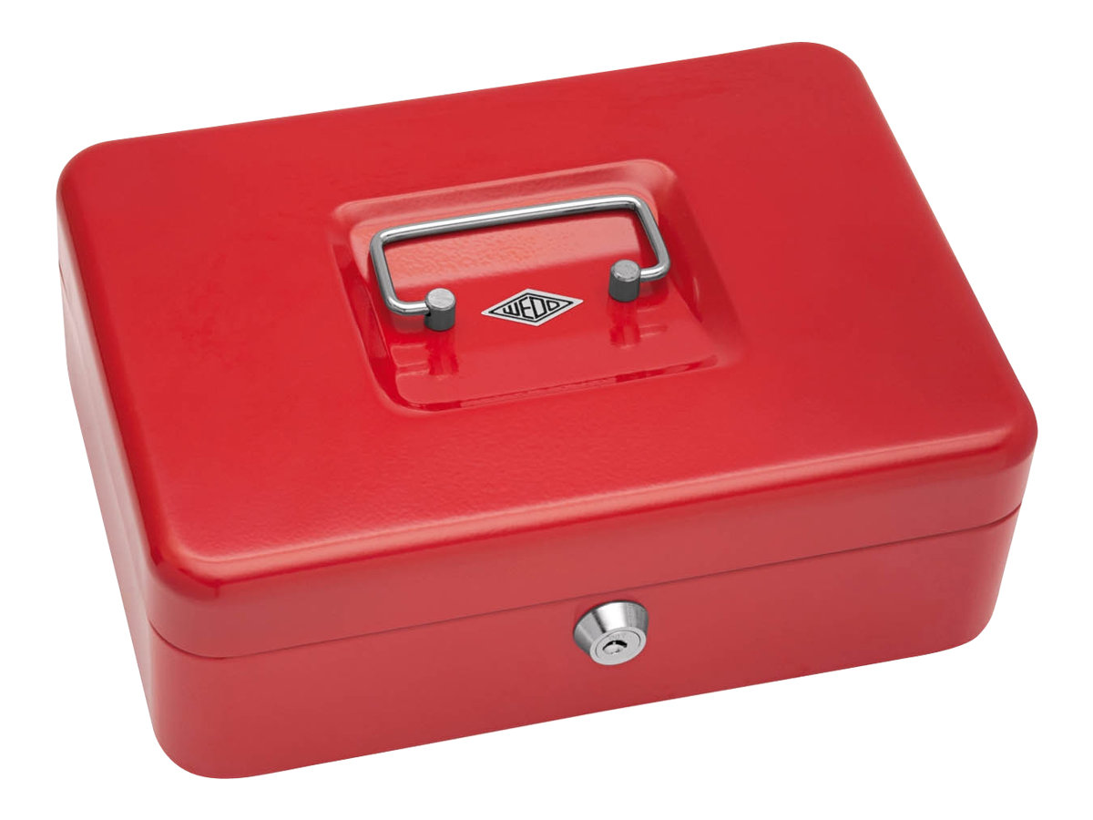 WEDO Gr.3 Geldkassette Stahl Red Powder Coat