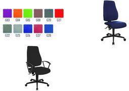 Topstar Bürodrehstuhl "Trendstar 25,40cm (10"), anthrazit Maße: (B)480 x (T)480 x (H)420 - 550 mm, Lehnenhöhe: 580 mm (TS100 G22)