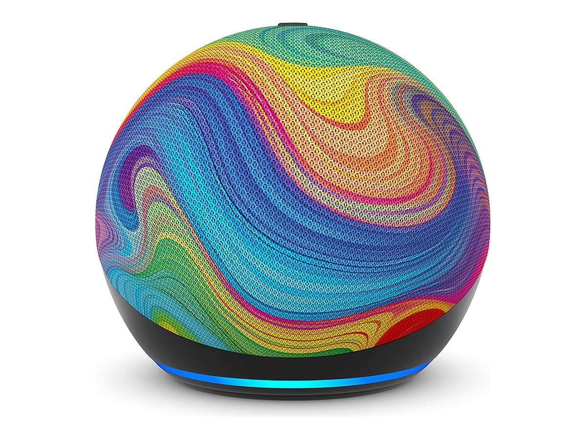 Amazon Echo Dot Kids 5. Generation Smart-Lautsprecher Regenbogenwirbel