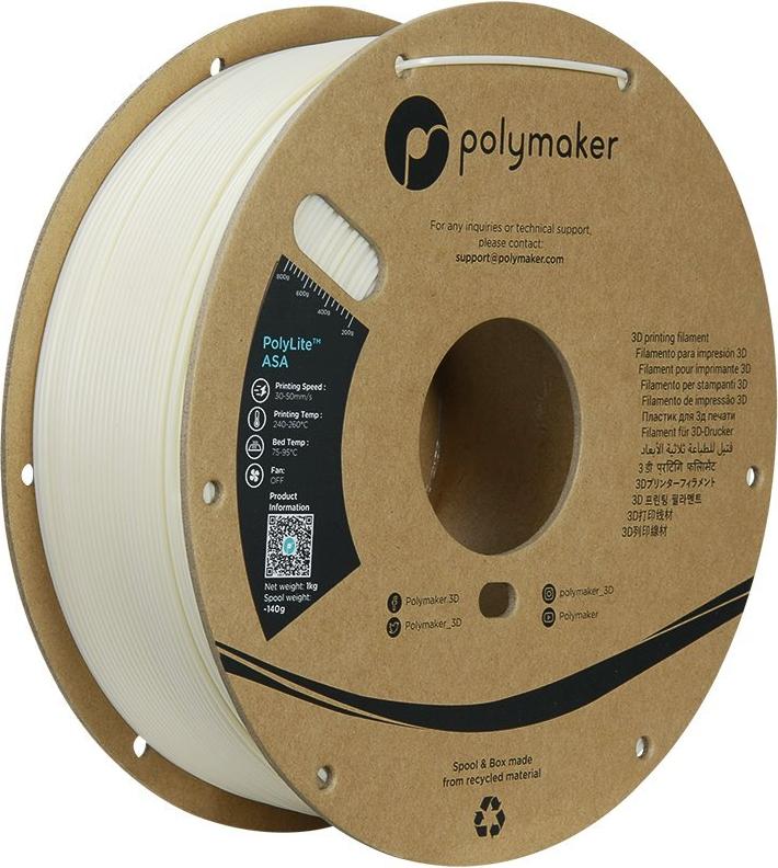Polymaker PF01006 Natural Filament ASA UV-beständig witterungsbeständig hitzebeständig (PF01006)