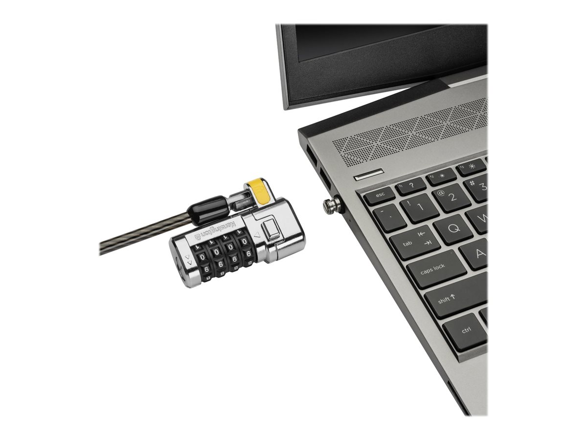 Kensington ClickSafe Universal Combination Laptop Lock - Master Coded Schwarz