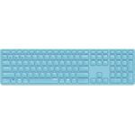 Rapoo E9800M Tastatur RF Wireless + Bluetooth QWERTZ Deutsch Blau (00220286)