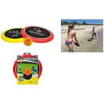 SCHILDKRÖT ogoSport Ballspiel-Set, Farbe: gelb / rot bestehend aus: 2 Ogo-Scheiben (Durchmesser: 290 mm), mit - 1 Stück (970117)