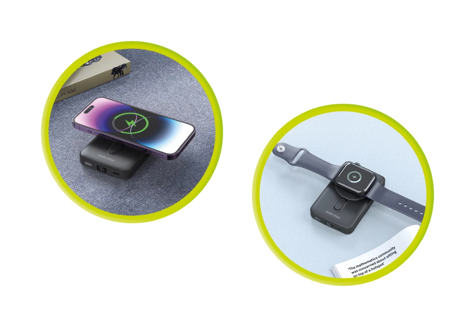 Mobile Origin MO-WMP-PB9 Magnetic Powerbank 10000 mAh 20 W MagSafe-kompatibel Schwarz