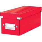 Leitz Click & Store WOW CD-/DVD-Aufbewahrungsbox 160 Disks Rot Karton (60410026)