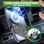 InLine® KFZ Smartphone Halterung, ONE TOUCH QI 2, universal, Wireless Charger (23156Q)
