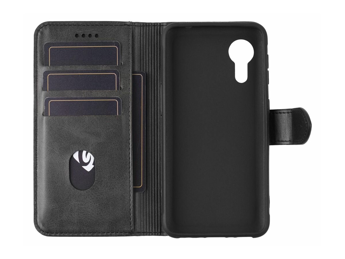 eSTUFF WALES Galaxy XCover7 Wallet Cover Schwarz