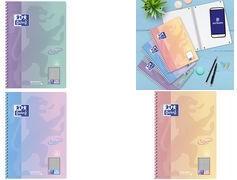 Oxford Collegeblock TOUCH, B5, punktkariert, Pastellverlauf dotted, 80 Blatt, 90 g/qm Optik Paper+, dickes, extraweißes - 1 Stück (400206956)