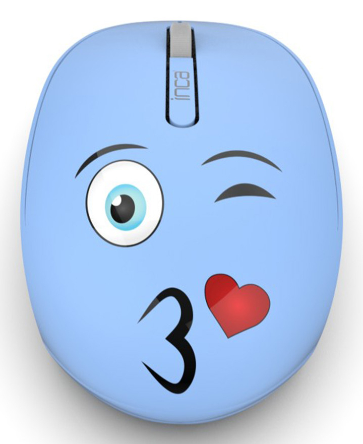 INCA IWM-245RM Kabellose Maus 1200 DPI 3 Tasten RF Wireless Blau