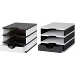 Styro 268-0103.0905S Schreibtischablage Polystyrene Schwarz - Weiß (268-0103.0905S)