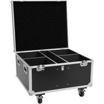 ROADINGER Flightcase 4x THA-100F MK3 mit Rollen schwarz 88,5x78x62cm 100kg