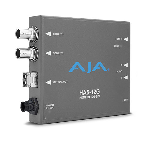 AJA HA5-12G-T Videosignal-Konverter Aktiver Videokonverter 4096 x 2160 - - (HA5-12G-T)