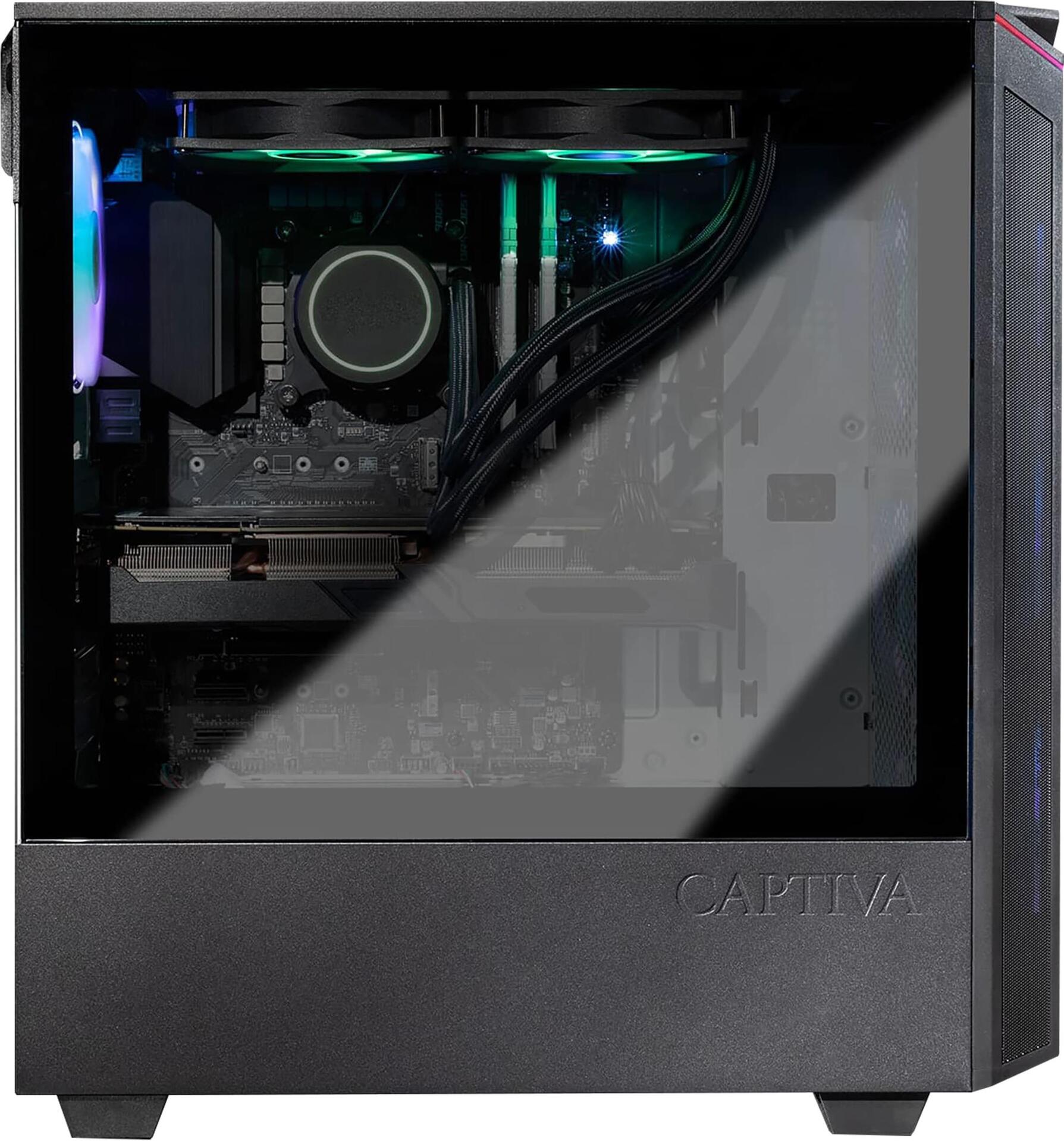 Captiva Advanced Gaming I65-360 Desktop Intel® Core™ i7 i7-12700KF 16 GB DDR4-SDRAM 500 GB SSD NVIDIA GeForce RTX 3060 Windows 11 Home PC Schwarz (65360)