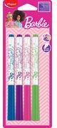 Maped Whiteboard-Marker Barbie, 4er Blister Strichstärke: 1,5 mm, Rundspitze, geruchsneutral, ergo - 1 Stück (741301)