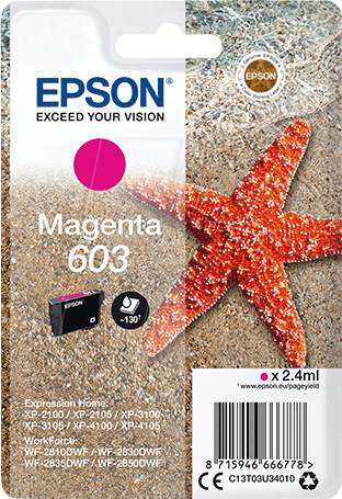 Epson 603 2.4 ml Magenta (C13T03U34010)