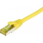 Patchkabel RJ45, CAT6A 500Mhz, 3m, gelb, S-STP(S/FTP), TPE/LSZH(Ultraflex), AWG26, mitCat.7 Rohkabel, Synergy 21 (S217662)