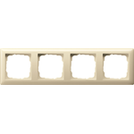 GIRA Rahmen 4-fach 021401 Standard 55 cremeweiss 021401 (021401)