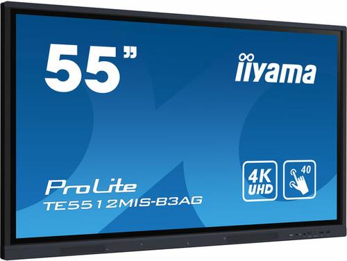 Iiyama ProLite TE5512MIS-B3AG 140 cm (55") Klasse (138.8 cm (54.6") sichtbar) LCD-Display mit LED-Hintergrundbeleuchtung (TE5512MIS-B3AG)