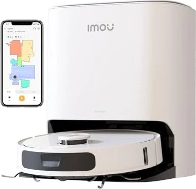 Imou RV3 Saug- und Wischroboter Weiß - 8500 Pa, LiDAR, 180 Min. Laufzeit (RV-L31-C)