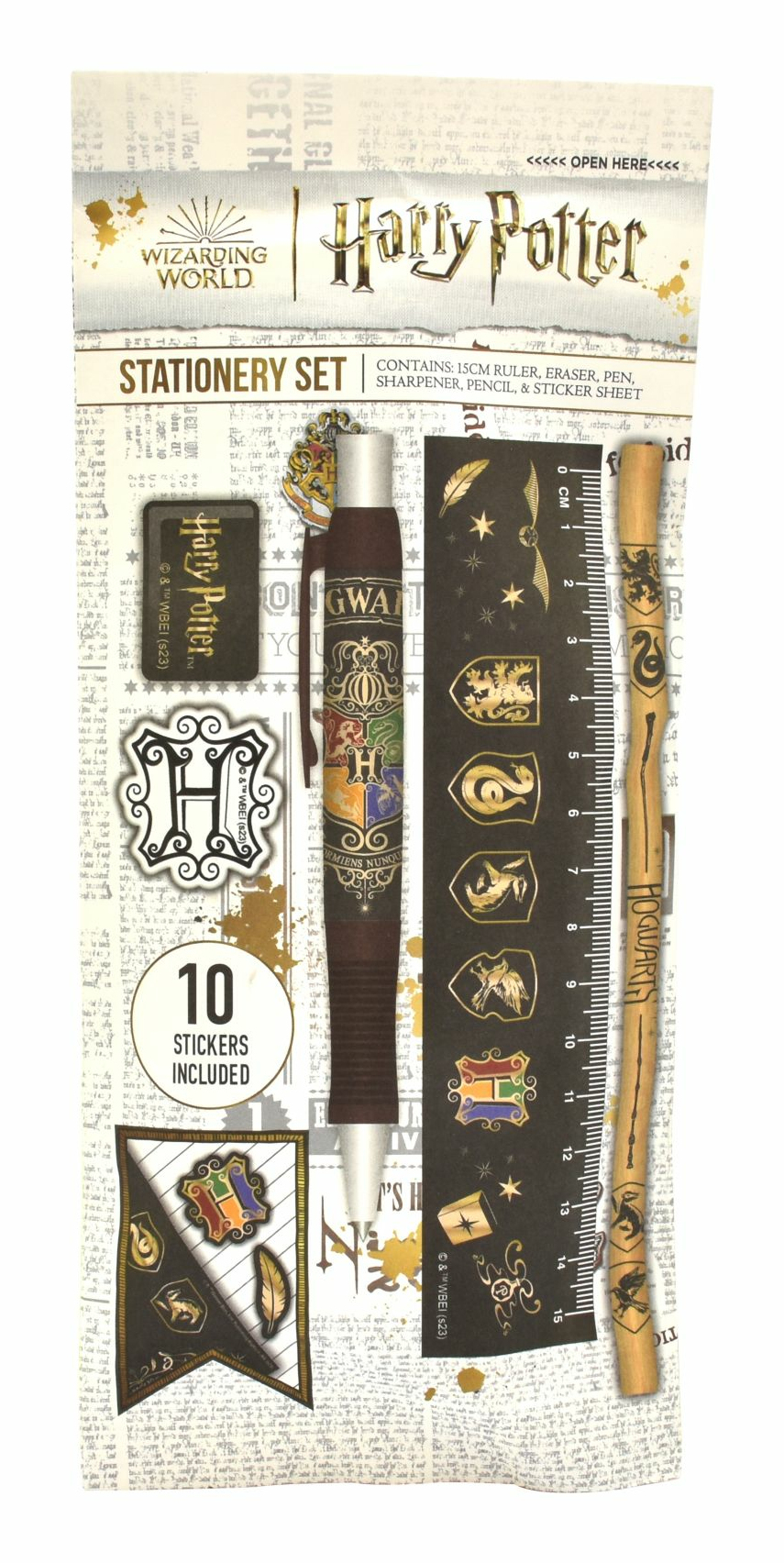 Thumbs Up Schreibset 6-Teilig Harry Potter Mehrfarbig