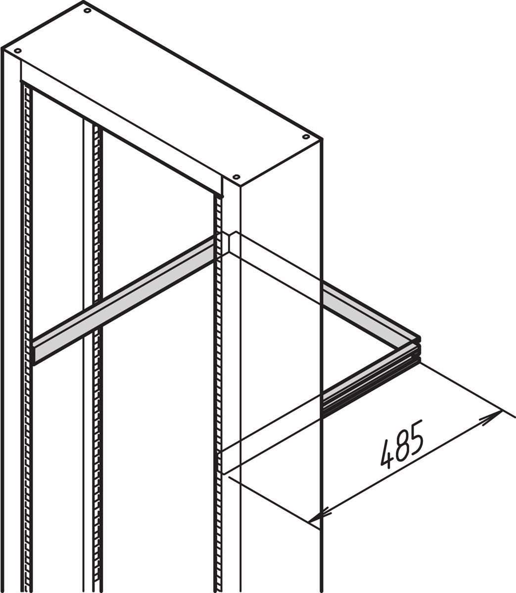 SCHROFF KABELABFANGSCHIENE 483L (20118460)