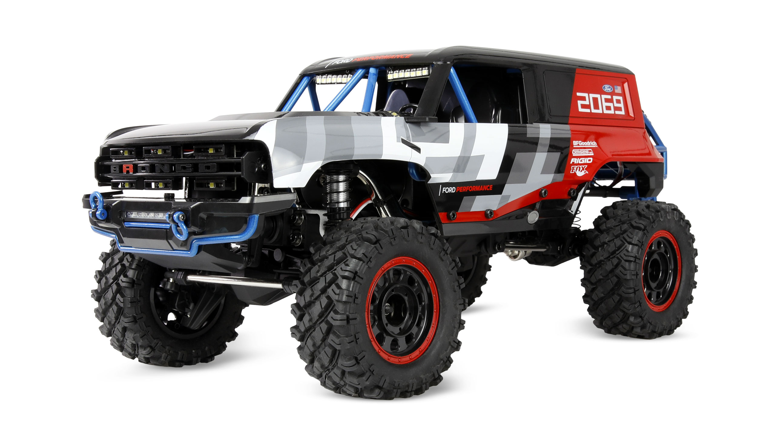 Amewi Hyper GO Ford Bronco Baja 1000 Scale Crawler 1:12 RTR 4WD Brushless Mehrfarbig