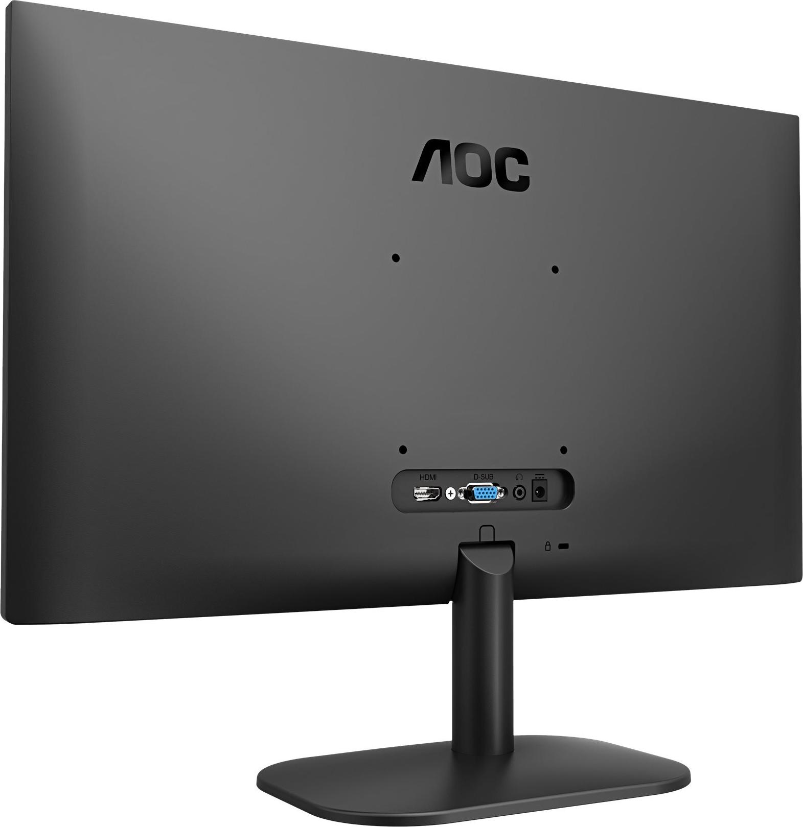 AOC 22B2H - LED-Monitor - 54,6 cm (21.5") - 1920 x 1080 Full HD (1080p) - VA - 200 cd/m² - 3000:1 - 6,5 ms - HDMI, VGA - Schwarz (22B2H)