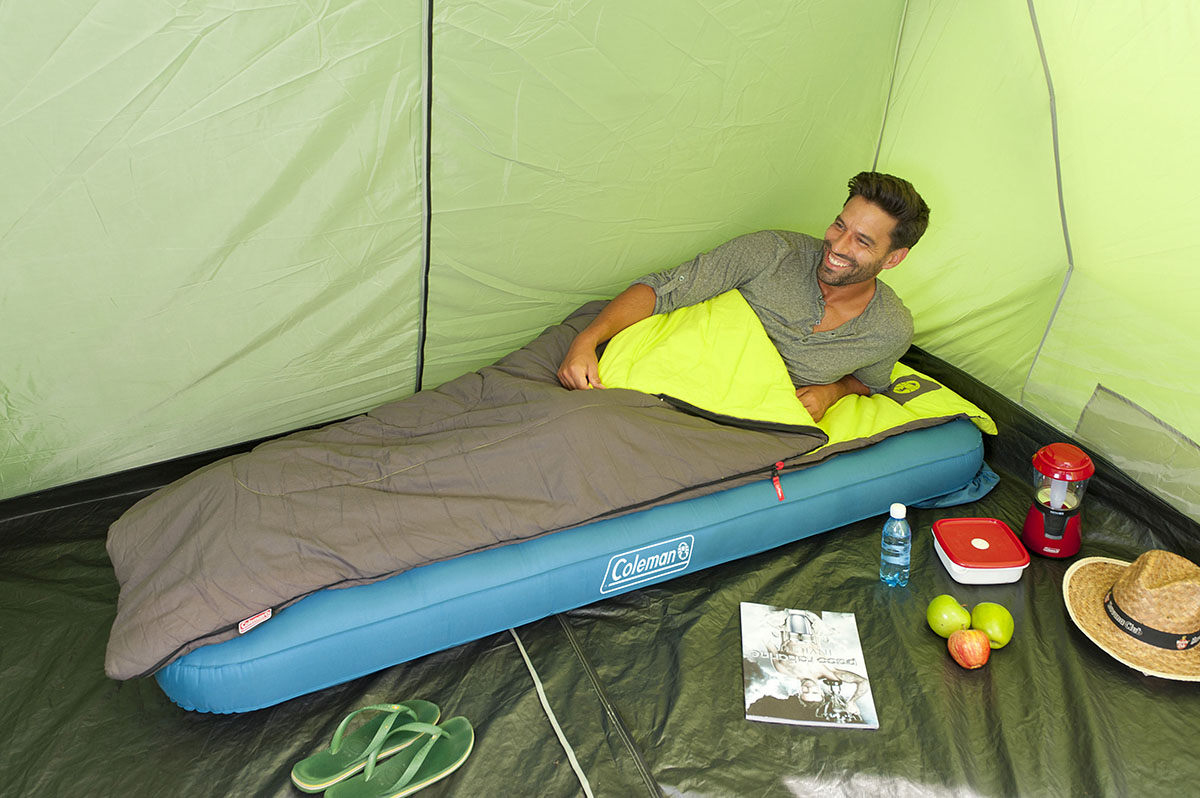 Coleman Extra Durable Luftbett Single 198 x 82 x 22 cm Blau