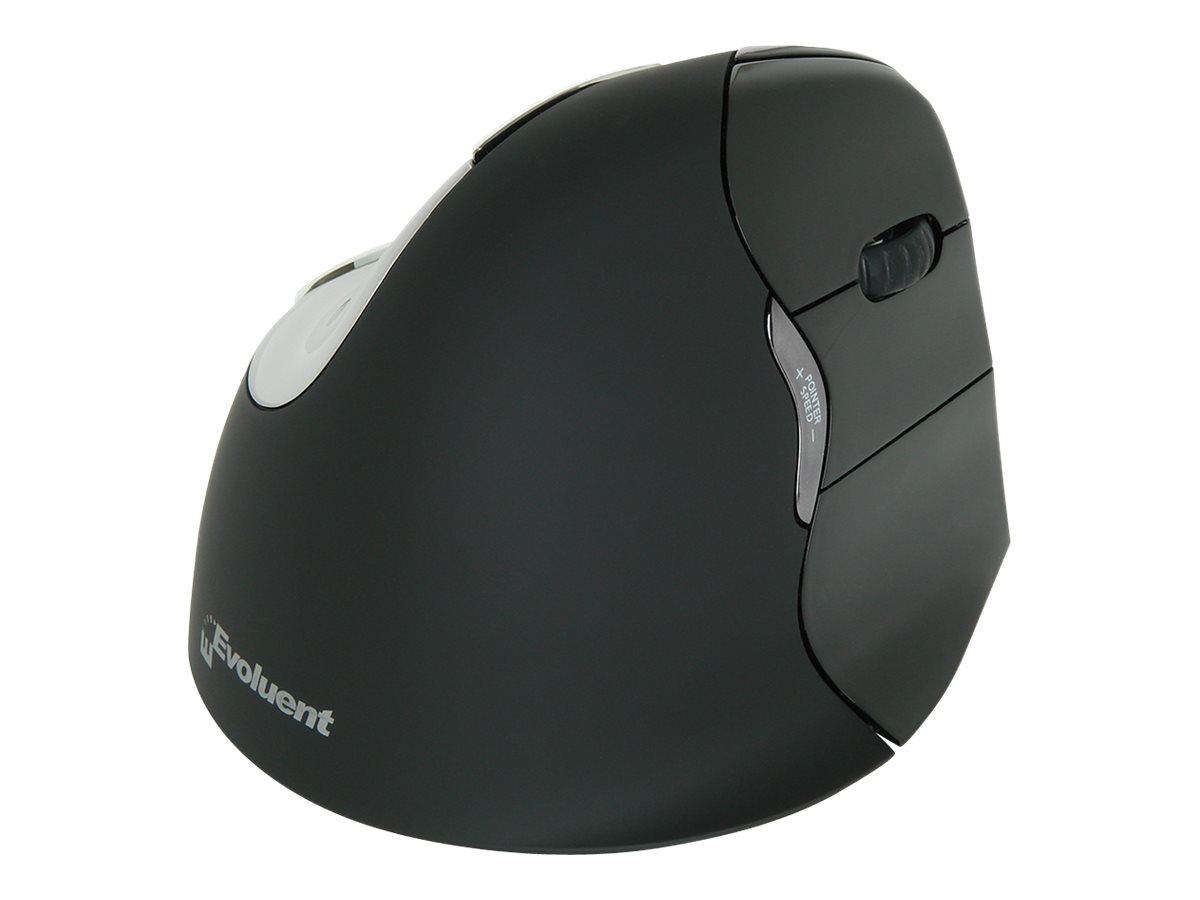 Evoluent VerticalMouse 4 Right Mac Bluetooth Maus Schwarz