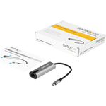 StarTech.com US2GC30 USB LAN Adapter (USB-C auf Gigabit Network / RJ45 Adapter, 2.5 GBASE-T) (US2GC30)