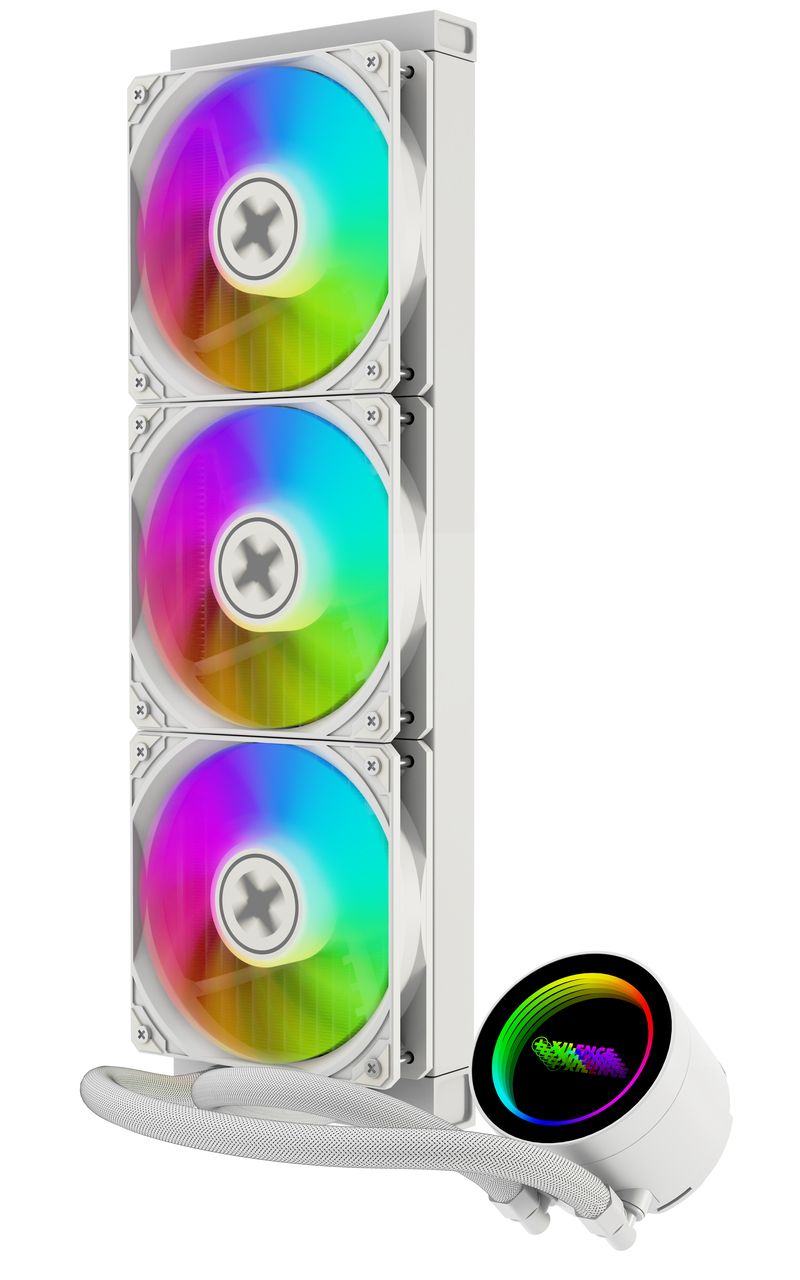 Xilence Gaming Series LiQuRizer LQ360W ARGB 360 mm Wasserkühlung Weiß