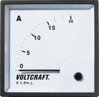 Voltcraft AM-72X72/15A Analog-Einbaumessgerät AM-72X72/15A 15 A Dreheisen (AM-72X72/15A)