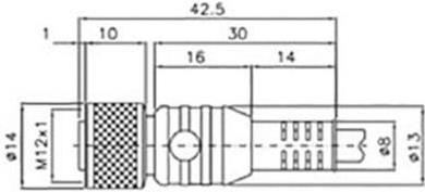 DataLogic Anschlusskabel CS-A1-02-G-05 Ausführung (allgemein) Anschlusskabel (95A251270)