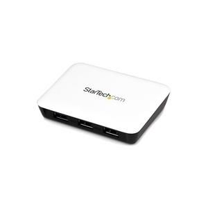 StarTech.com 3 Port USB3.0 Hub mit Gigabit Ethernet - Hub - 3 x SuperSpeed US...