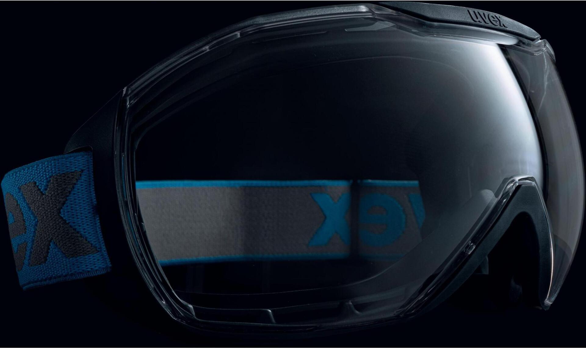 UVEX 9320265 Schutzbrille/Sicherheitsbrille Anthrazit - Blau (9320265)