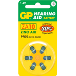 GP Batteries Hearing Aid ZA10 Single-use battery PR70 Zink-Luft (090.10D6)