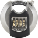 MASTER LOCK 70 mm breites - verzinktes Excell Disc Schloss mit verdecktem Bgel; individuell einstellbare Zahlenkombination (M40EURDNUM)