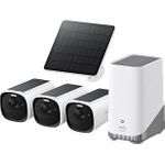 EUFY Cam E40 3-Cam Kit HomeBase S380 and Solar Panel (E8144326)