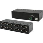 EX-13078 USB 2.0 zu 8 x Seriell RS-232 FTDI Chip-Set Metallgehäuse (EX-13078)