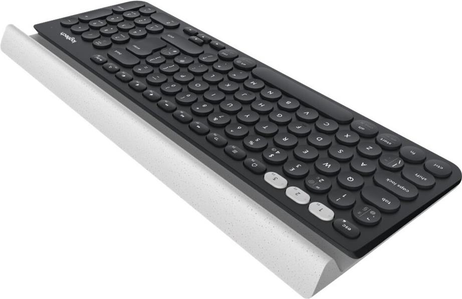 Logitech K780 Multi-Device Bluetooth Tastatur Deutsch Weiß
