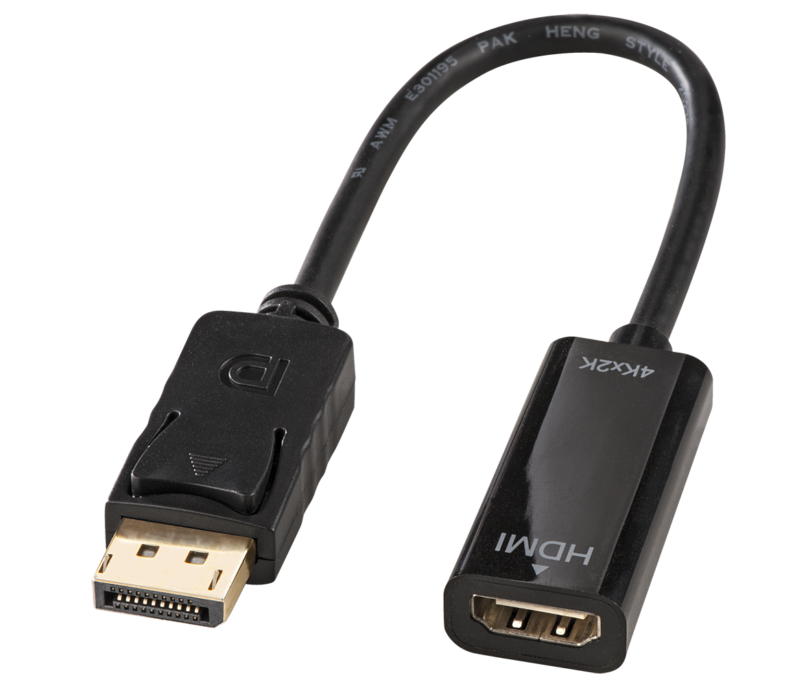 LINDY DisplayPort an HDMI 4K Adapter (passiv) DPort M an HDMI F