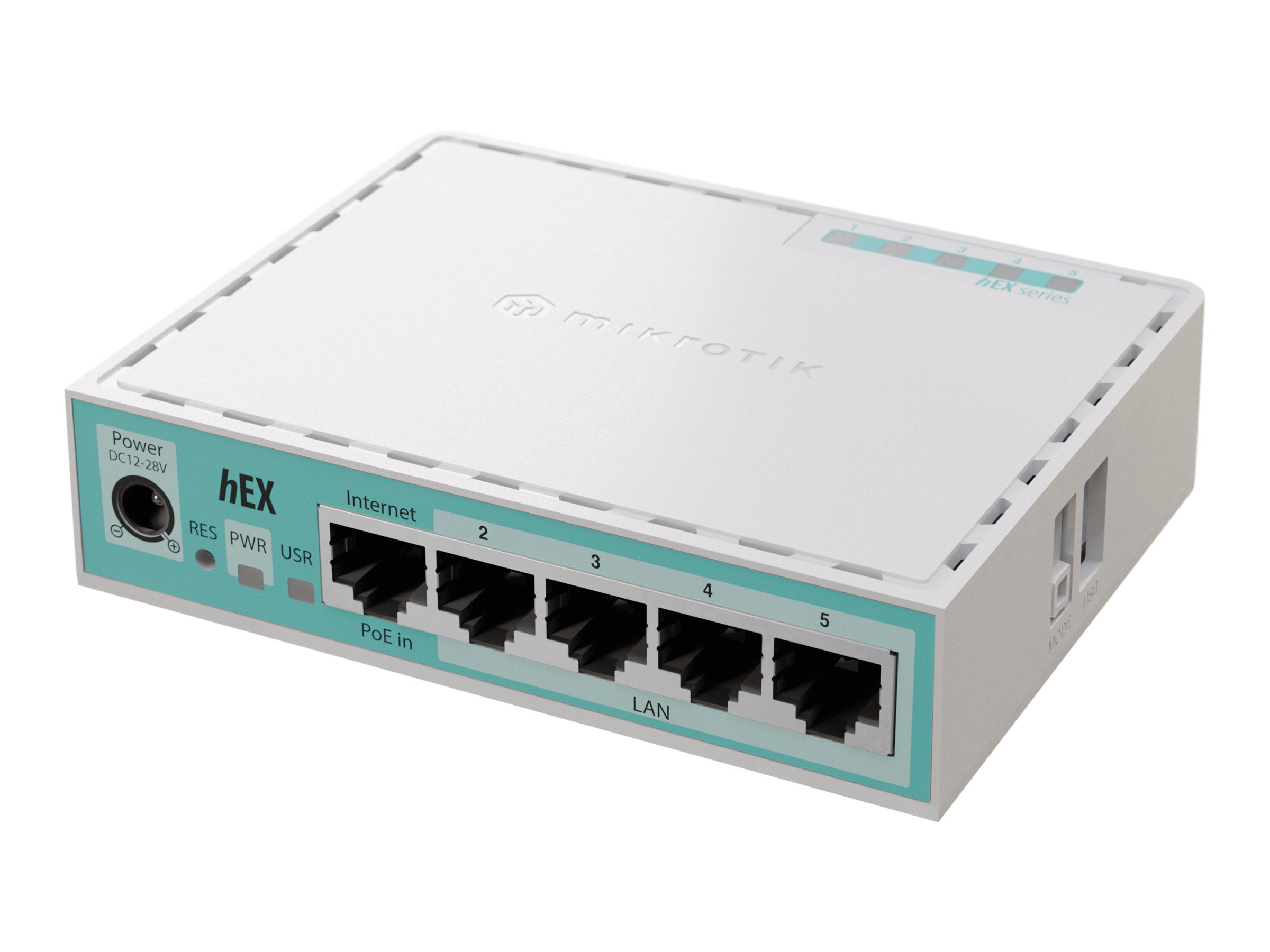 MikroTik hEX refresh Router 5x Gigabit Weiß
